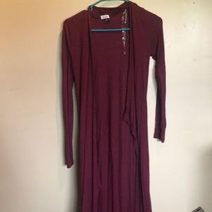 cardigan knee length